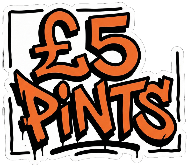 Ghetto Golf £5 pints deal graphic