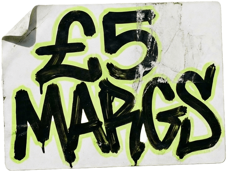 Ghetto Golf £5 margs deal graphic