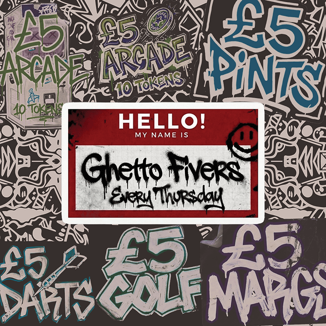Ghetto Golf Fivers graphic