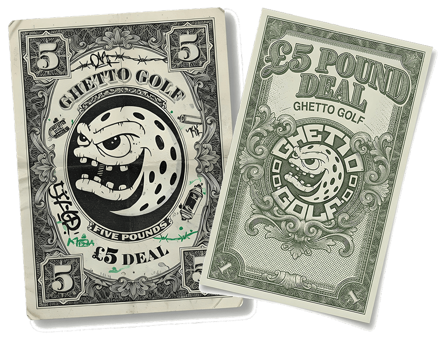 Ghetto Golf £5 deal graphic